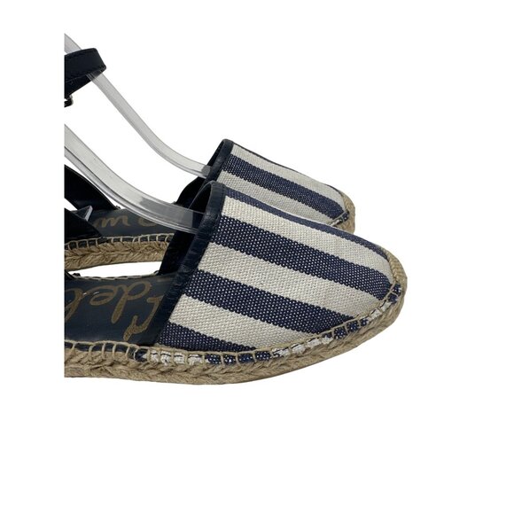Sam Edelman Vivian Espadrille Sandals With Adjustable Ankle Strap Size 7.5M - Picture 2 of 11